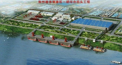 湖北一永久性砂石集并中心建成，總投資約2.5億元，年設(shè)計(jì)吞吐量360萬噸