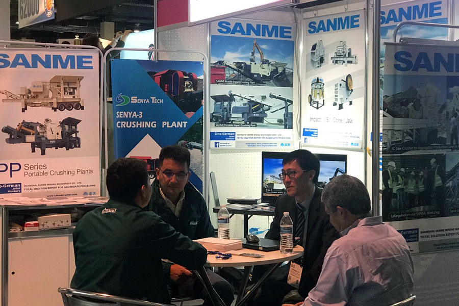 疫情擋不住走出去的腳步，山美股份亮相美國工程機(jī)械博覽會(CONEXPO-CON/AGG)向世界展示產(chǎn)品及服務(wù)