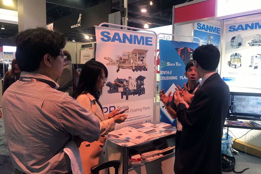 疫情擋不住走出去的腳步，山美股份亮相美國工程機(jī)械博覽會(CONEXPO-CON/AGG)向世界展示產(chǎn)品及服務(wù)
