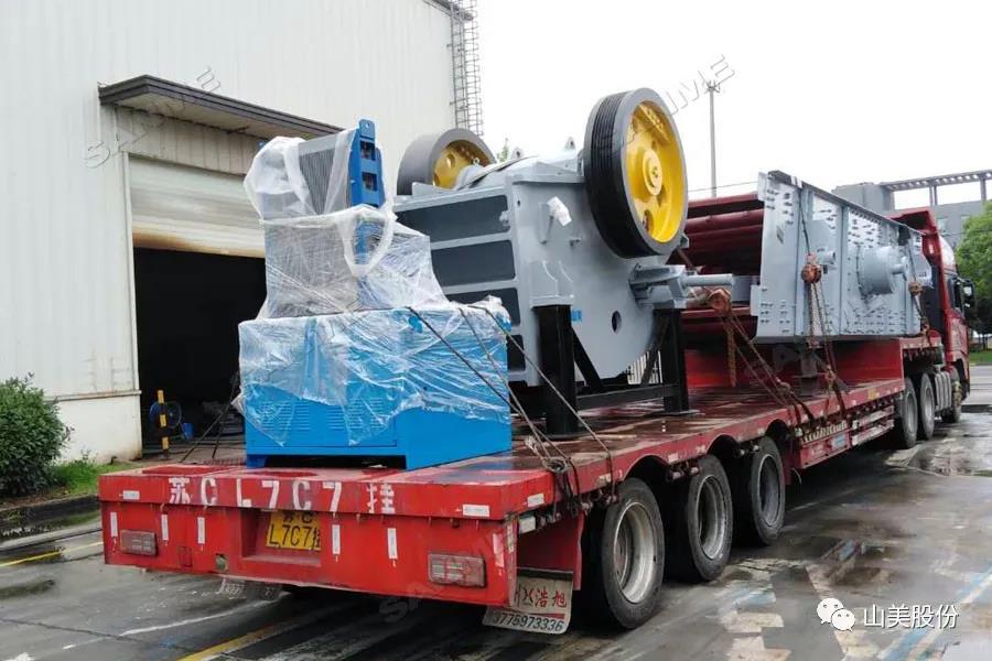 發(fā)貨季｜山美股份高性能破碎篩分裝備發(fā)往江西，助力當(dāng)?shù)鼗?xiàng)目建設(shè)及建筑固廢資源化