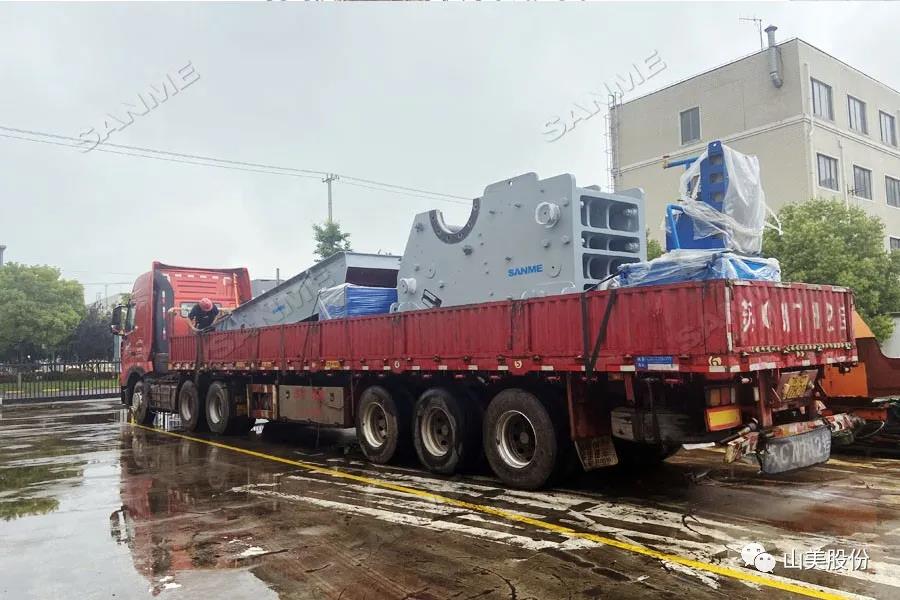 發(fā)貨季｜山美股份高性能破碎篩分裝備發(fā)往江西，助力當(dāng)?shù)鼗?xiàng)目建設(shè)及建筑固廢資源化