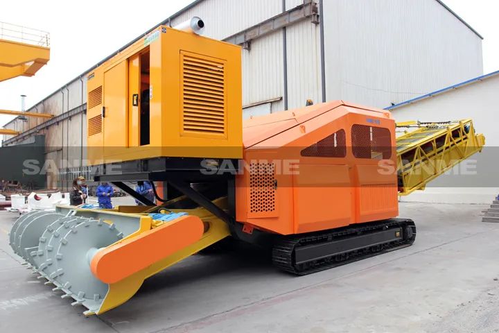 顛覆傳統(tǒng)裝車方式，山美履帶式取料機(jī)助您實(shí)現(xiàn)降本增效、節(jié)能減排！