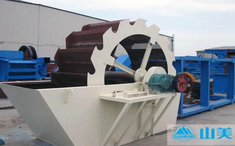 高效輪式洗砂機(jī)，洗凈度高，產(chǎn)量大！