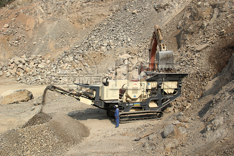 履帶式顎式移動破碎站專破堅硬、強磨蝕性物料