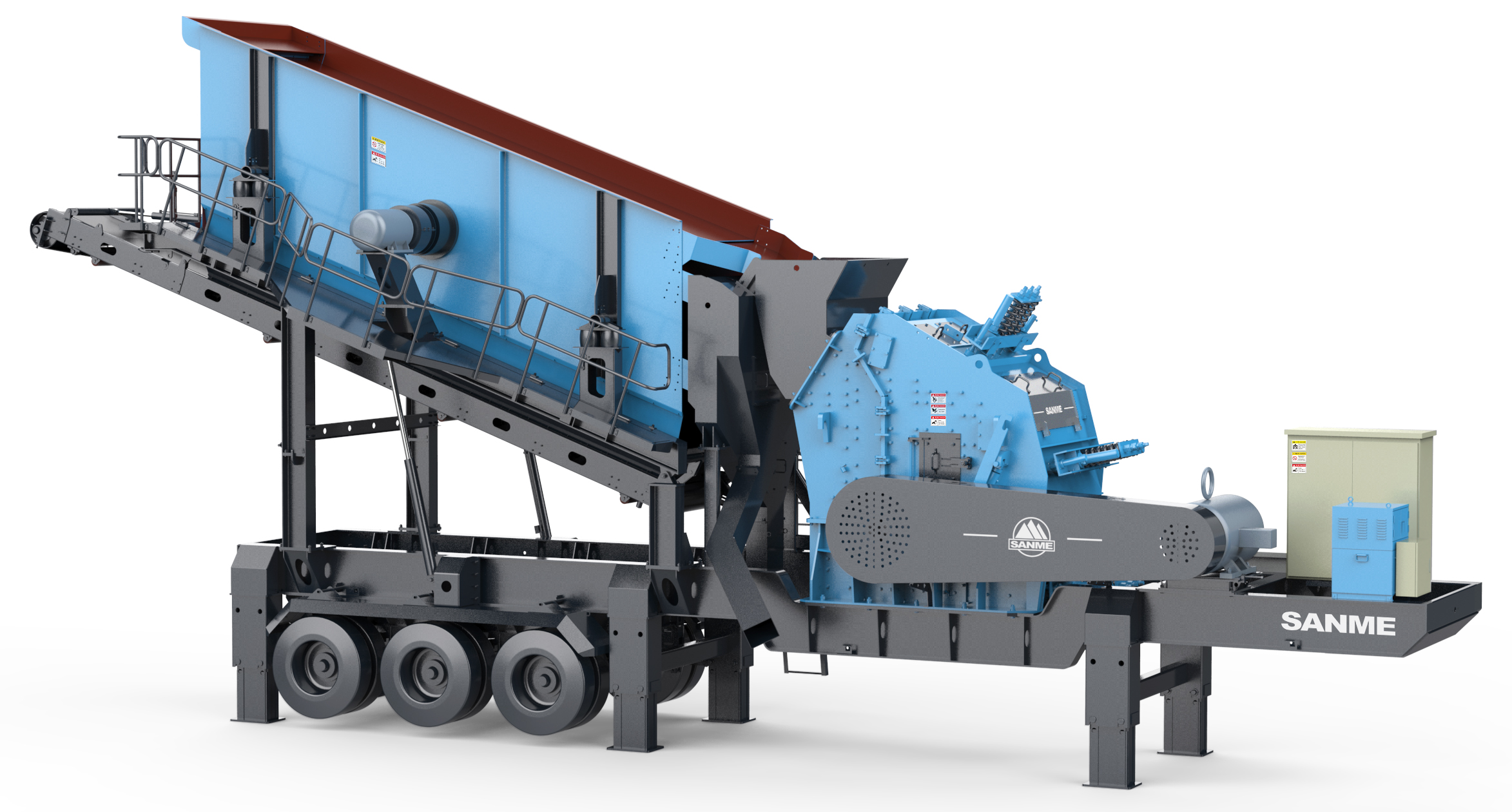 兩大移動破碎站：輪胎式vs履帶式，5方面對比讓你看清差別！