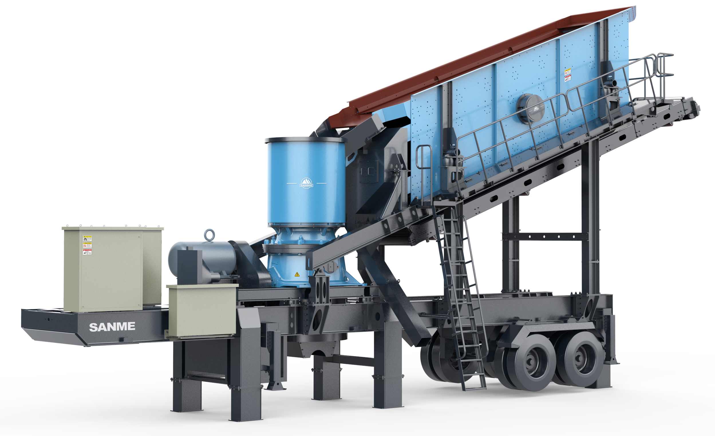 兩大移動破碎站：輪胎式vs履帶式，5方面對比讓你看清差別！