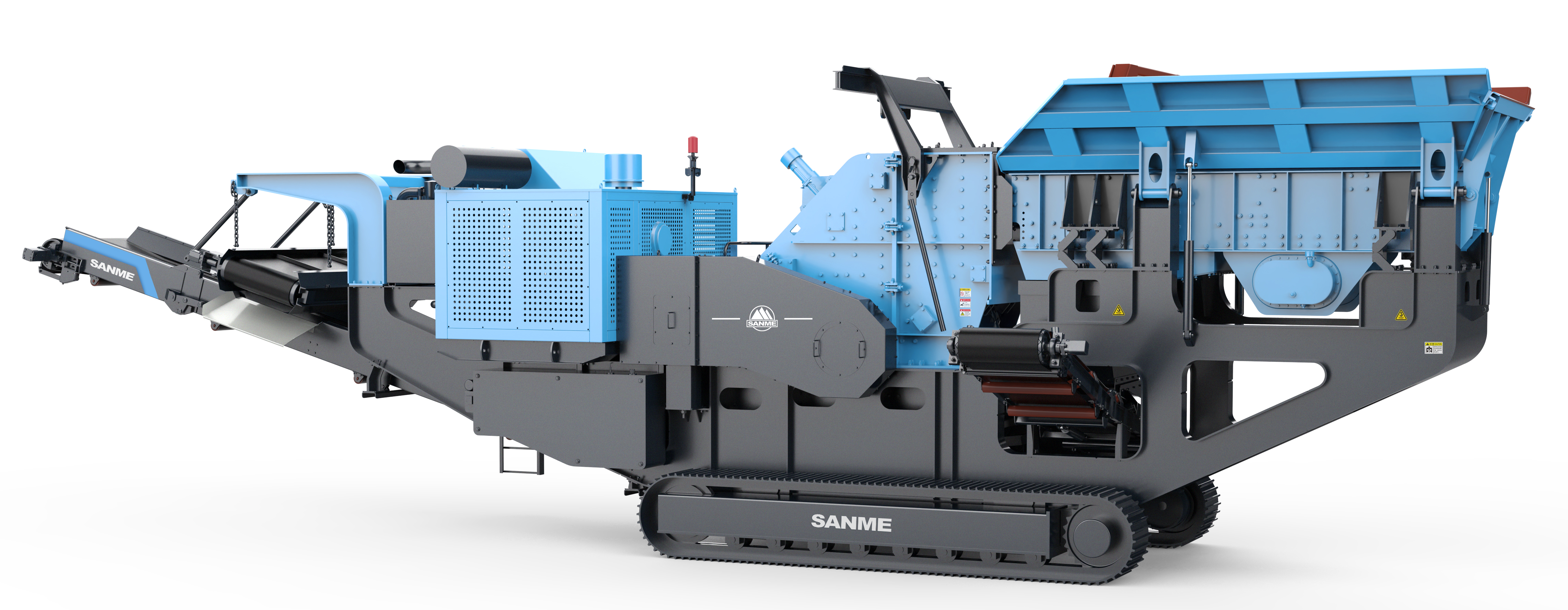 履帶式移動破碎站5種驅(qū)動方式怎么選？