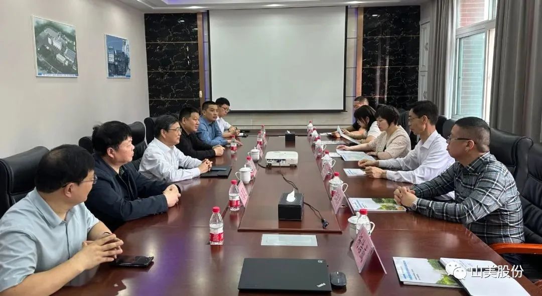 聚焦 | 熱烈歡迎中國(guó)砂石協(xié)會(huì)胡會(huì)長(zhǎng)一行蒞臨上海山美股份鄭州基地指導(dǎo)交流！