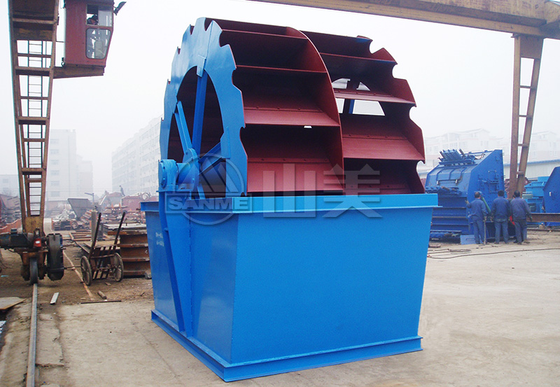 輪式洗砂機在大型骨料生產(chǎn)線中的作用有哪些？