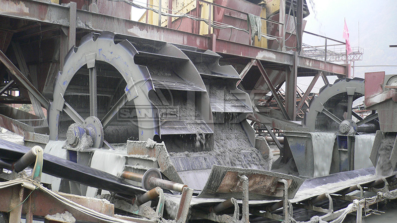 輪式洗砂機在大型骨料生產(chǎn)線中的作用有哪些？